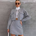 Tight-Fitting Dress Top Jacket Suit